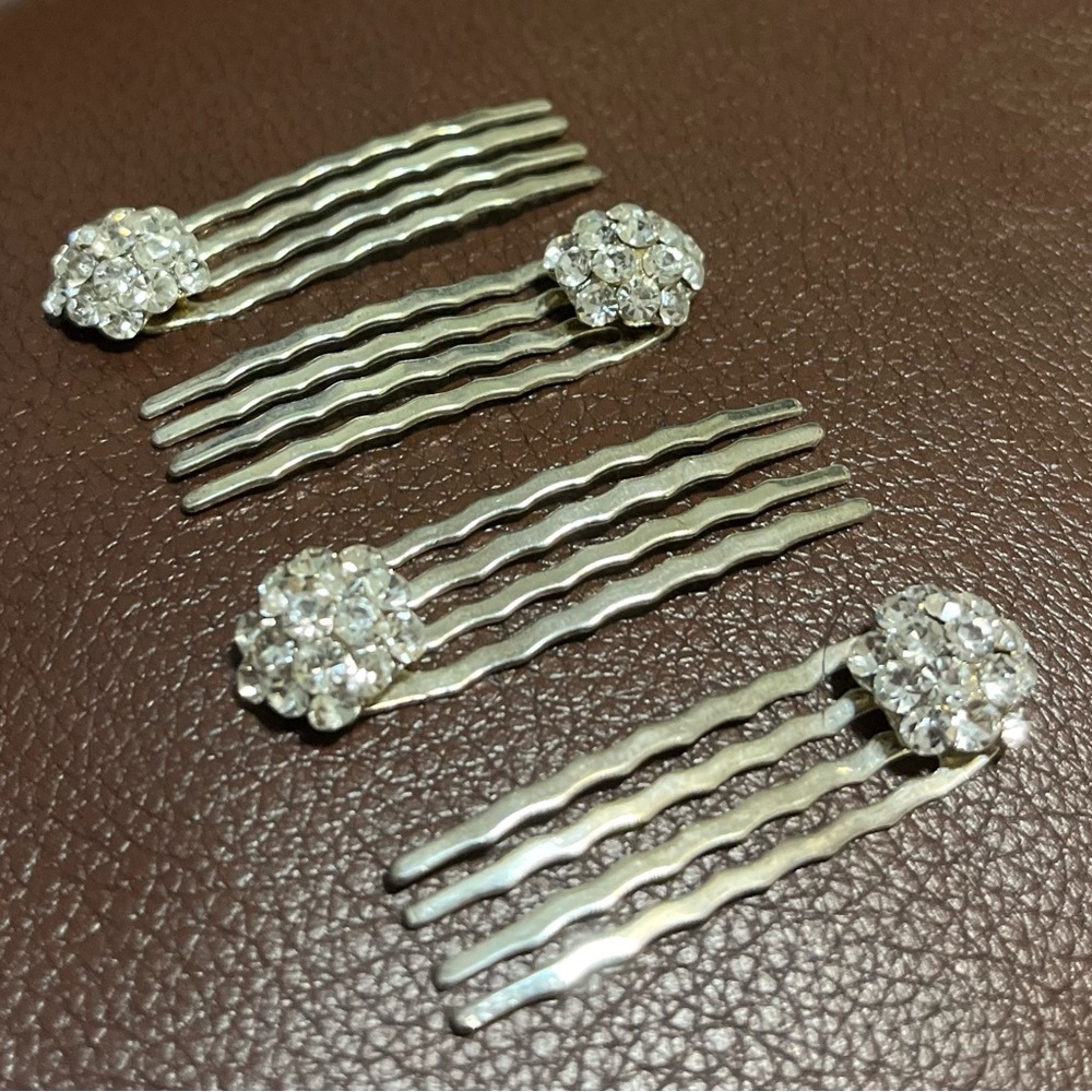 Crystal Hair Combs